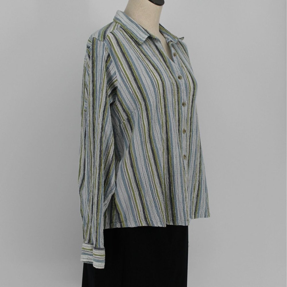 Columbia Multicolor Striped Button-Down Shirt